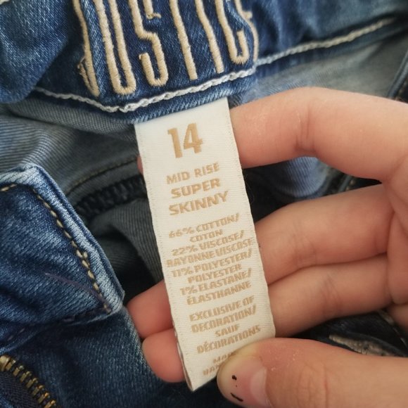 Justice Super Skinny Jeans - Picture 3 of 3